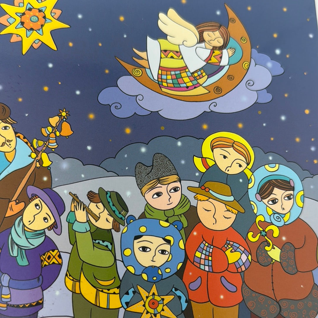 «Різдвяна розмальовка. Зима» – ВОЛОДИМИР ВЕРХОВЕНЬ