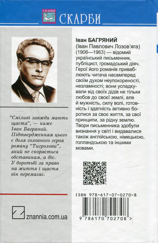 «Тигролови» – ІВАН ПАВЛОВИЧ БАГРЯНИЙ